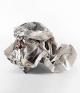 Crumpled newspaper
