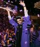 A student celebrates at 2018 Convocation