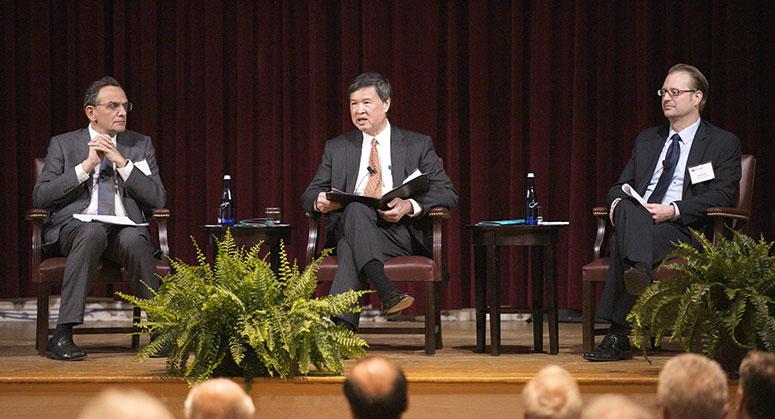 Panelists at the 2018 Healy Lecture