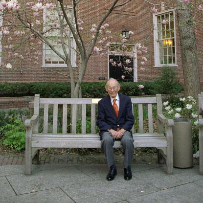 Man on bench 