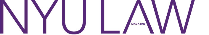 NYU Law Magazine Logo Banner
