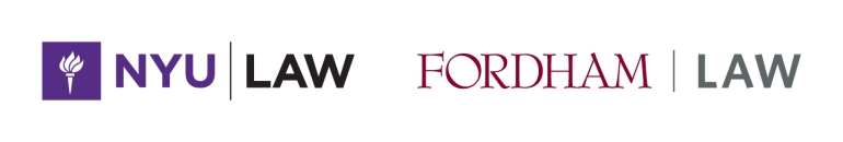 NYU Law and Fordham Law logos