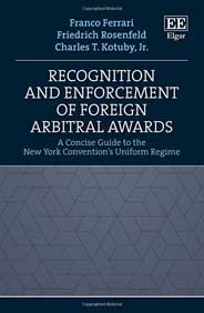 Recognition and Enforcement of Foreign Arbitral Awards book cover