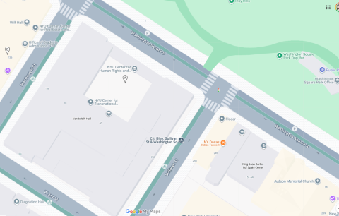 Map to Greenberg Lounge