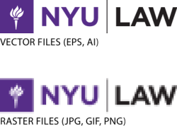 Example of vector logo and example of JPG logo