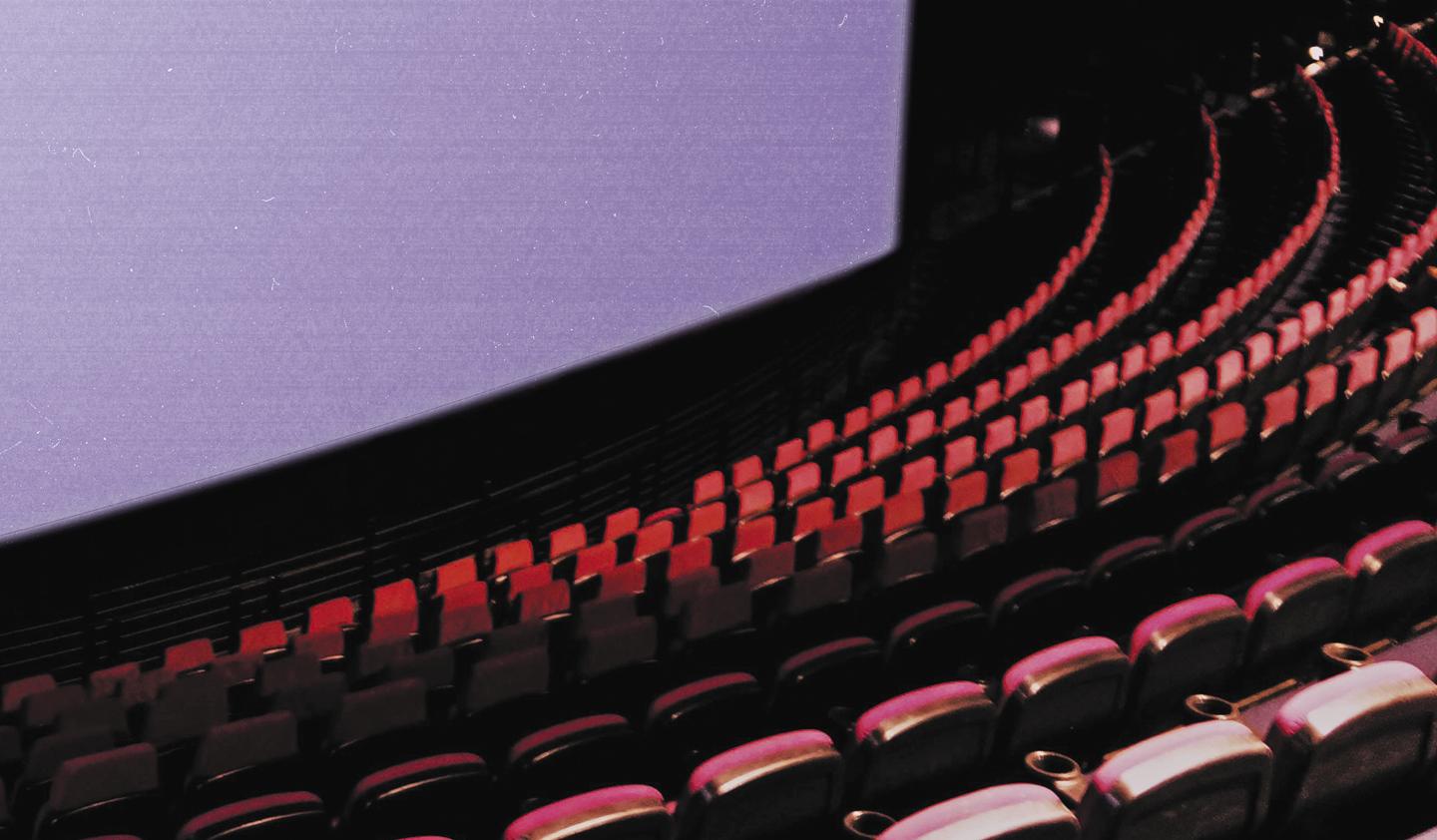 Cinema seating and screen