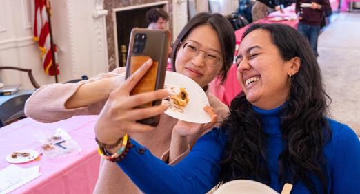 Students at NYU Law Bakeoff