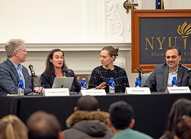 Panelists at Forum on AI and law practice