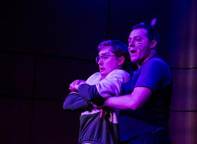 In Remy (Jeremy Venook ’26) and Tort Ellini (Charlie Driver ’26)