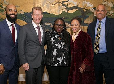 Vincent Sutherland, Dean Trevor Morrison, Angela Onwuachi-Willig, Janet Bell and Tony Thompson