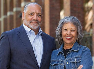 Tony Thompson and Kim Taylor-Thompson