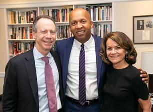 Bryan Stevenson with Jeffrey and Shari Aronson