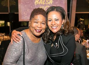 Paulette Caldwell and Lisa Marie Boykin at the BALSA 50th Anniversary event