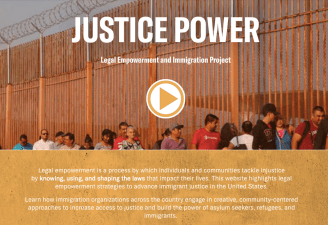 Picture of the Justice Power website