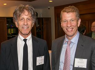 Mitchell Jacobson and Dean Trevor Morrison at the Mitchell Jacobson tenth anniversary event