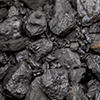 A pile of coal.
