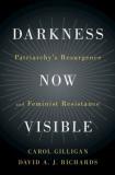 "Darkness Now Visible" Book Cover, dark grey background with white text that says the book title and the author's name.