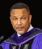 Breon Peace speaking at 2025 Convocation