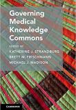 "Governing Medical Knowledge Commons" book cover