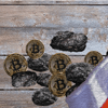 stocking full of coal and bitcoin