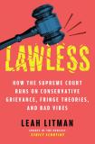 Orange book cover with gavel 