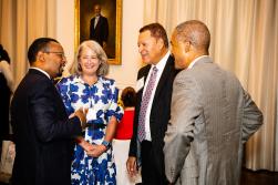 Dean Troy McKenzie, Prof. Terry Maroney '98, Judge James Wynn, and Judge Raymod Lohier '91