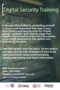 Digital Security Training Poster