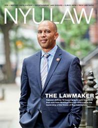 2019 NYU Law Magazine cover